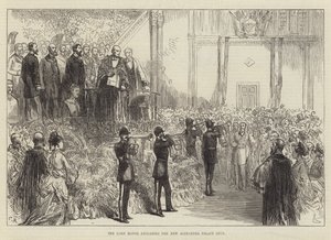 De Burgemeester die het Nieuwe Alexandra Palace Opent door Sir John Charles Robinson